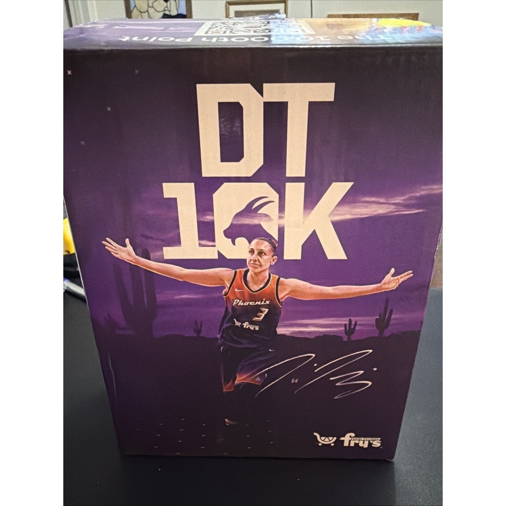 Diana Taurasi 10k Point Bobblehead Phoenix Mercury NEW SGA WNBA!